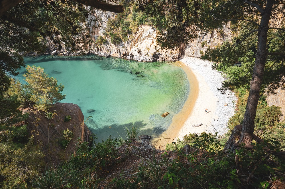 Baia del Buondormire on Cape Palinuro, Cilento, Campania, Italy